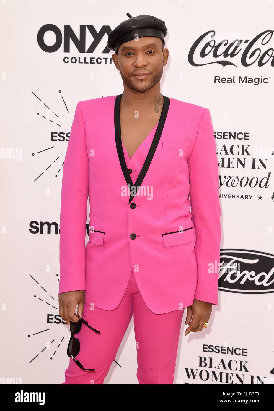 Los Angeles, USA. 24th Mar, 2022. Law Roach walking on the red carpet at Essence 15th Annual