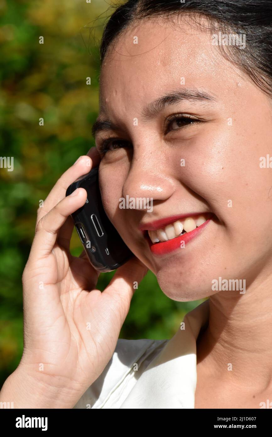 A Smiling Beautiful Diverse Female Stock Photo