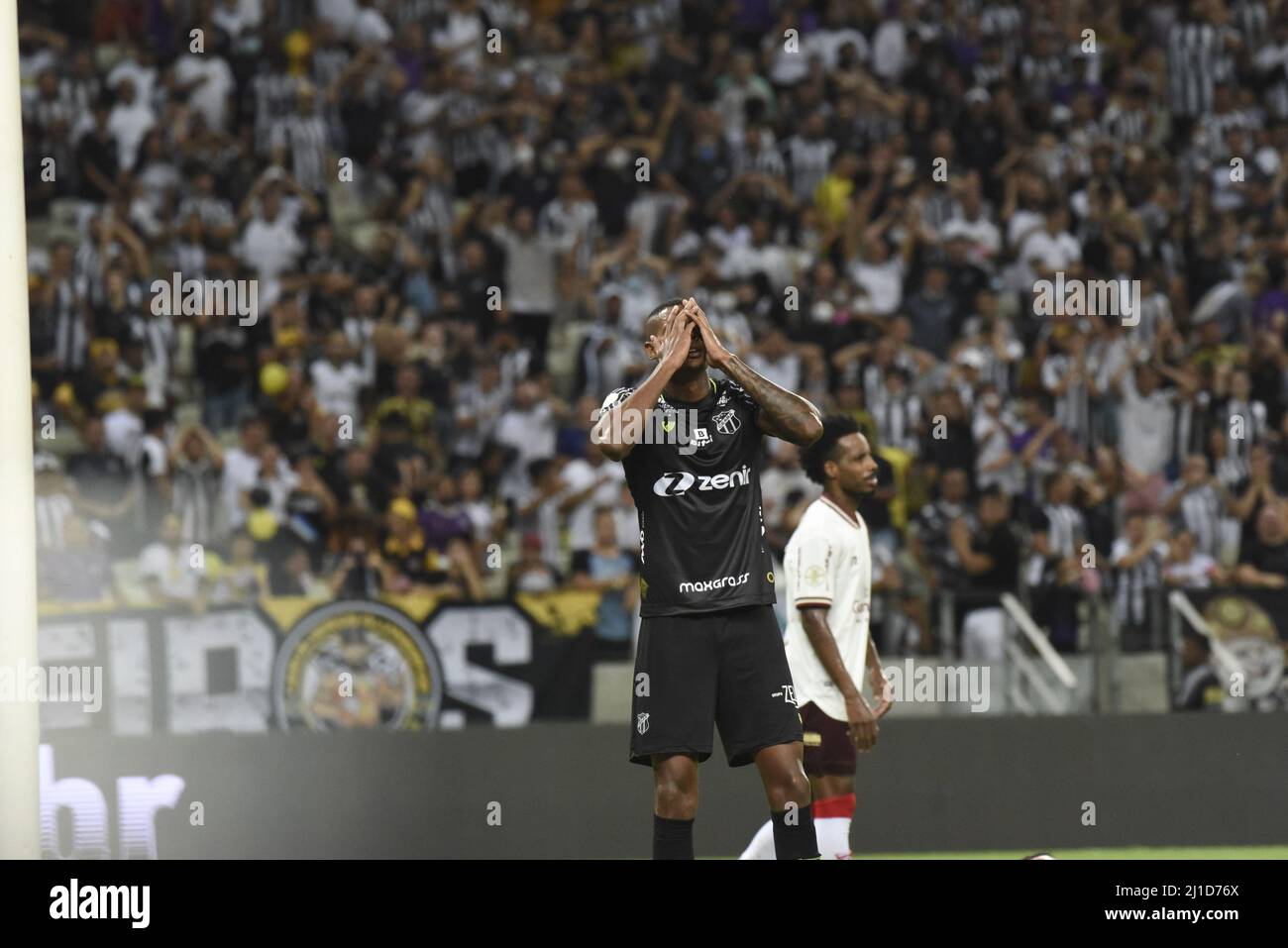 Fortaleza, Brazil. 24th Mar, 2022. Cleber of Ceara during the Copa do Nordeste football game between Ceara v CRB at the Arena Castelao, Fortaleza, Brazil. Caior Rocha/SPP Credit: SPP Sport Press Photo. /Alamy Live News Stock Photo
