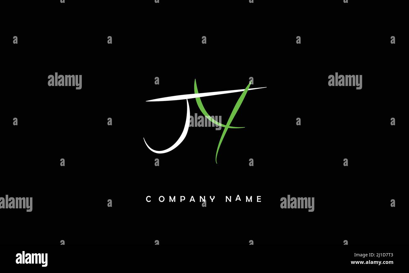 YJ or jy alphabets Letters Logo Monogram Stock Vector