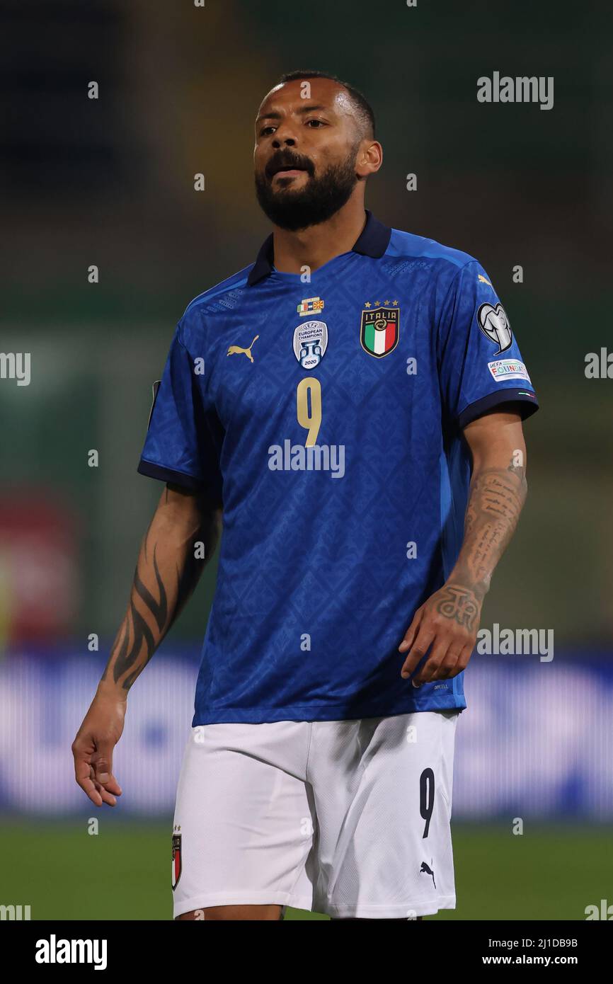 Palermo, Italy, 24th March 2022. Joao Pedro Galvao of Italy reacts during the FIFA World Cup 2022 - European Qualifying match at Renzo Barbera Stadium, Palermo. Picture credit should read: Jonathan Moscrop / Sportimage Stock Photo