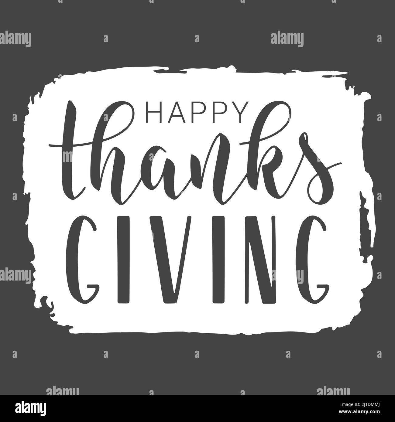 Happy Thanksgiving Banner Printable Black And White