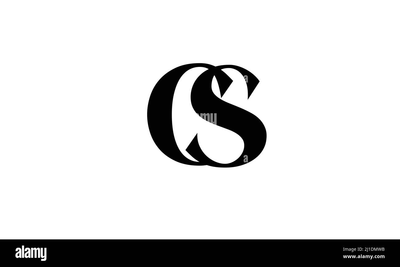 Letter s c logo Black and White Stock Photos & Images - Alamy