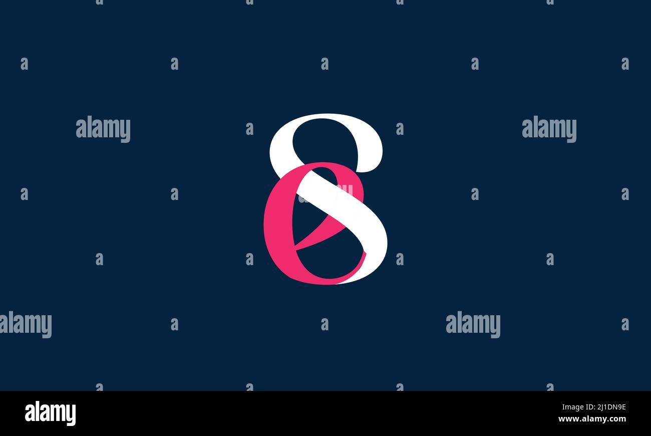 Alphabet letters Initials Monogram logo ES, SE, E and S Stock Vector