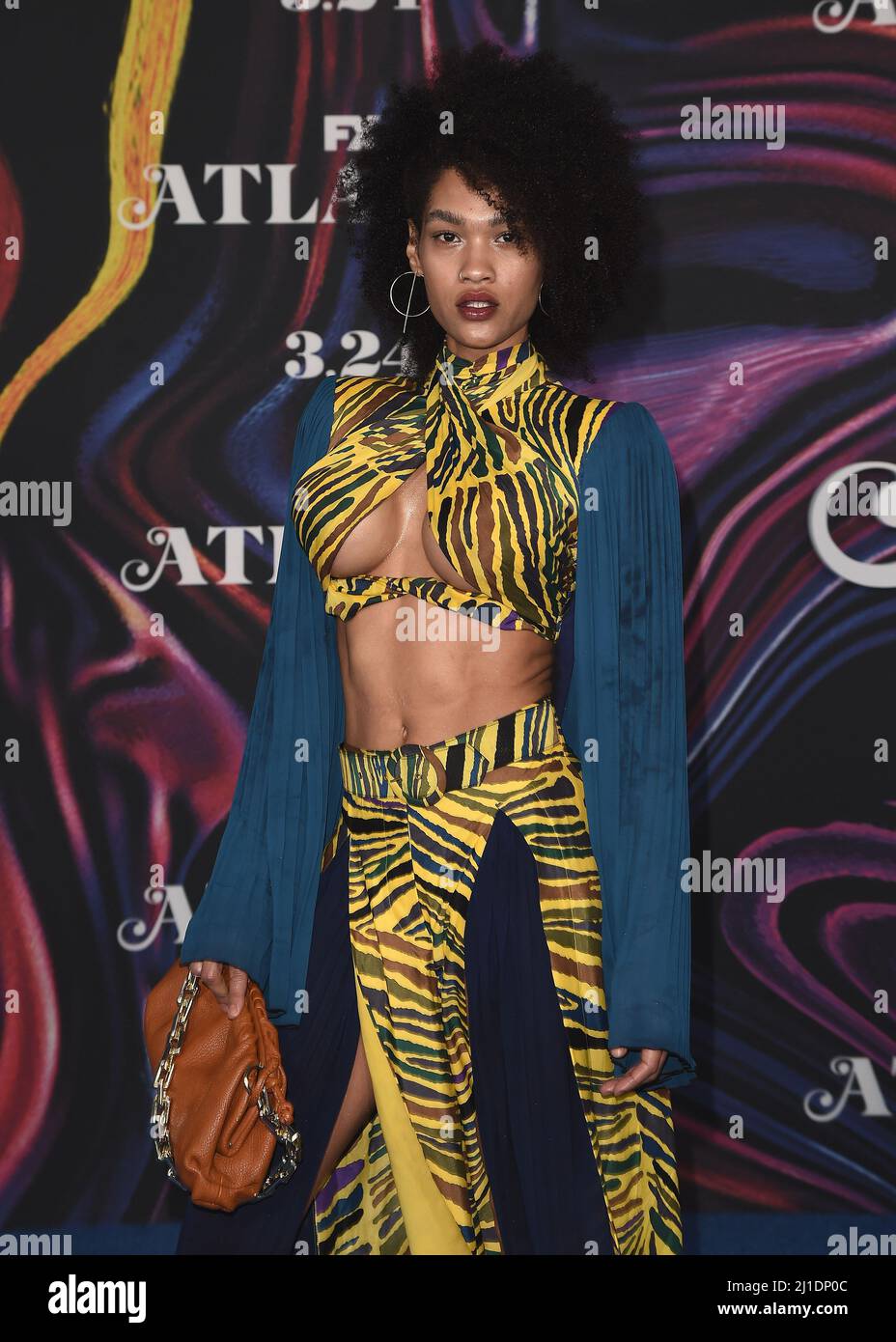 Los Angeles, USA. 24th Mar, 2022. Ava Grey walking on the red carpet at