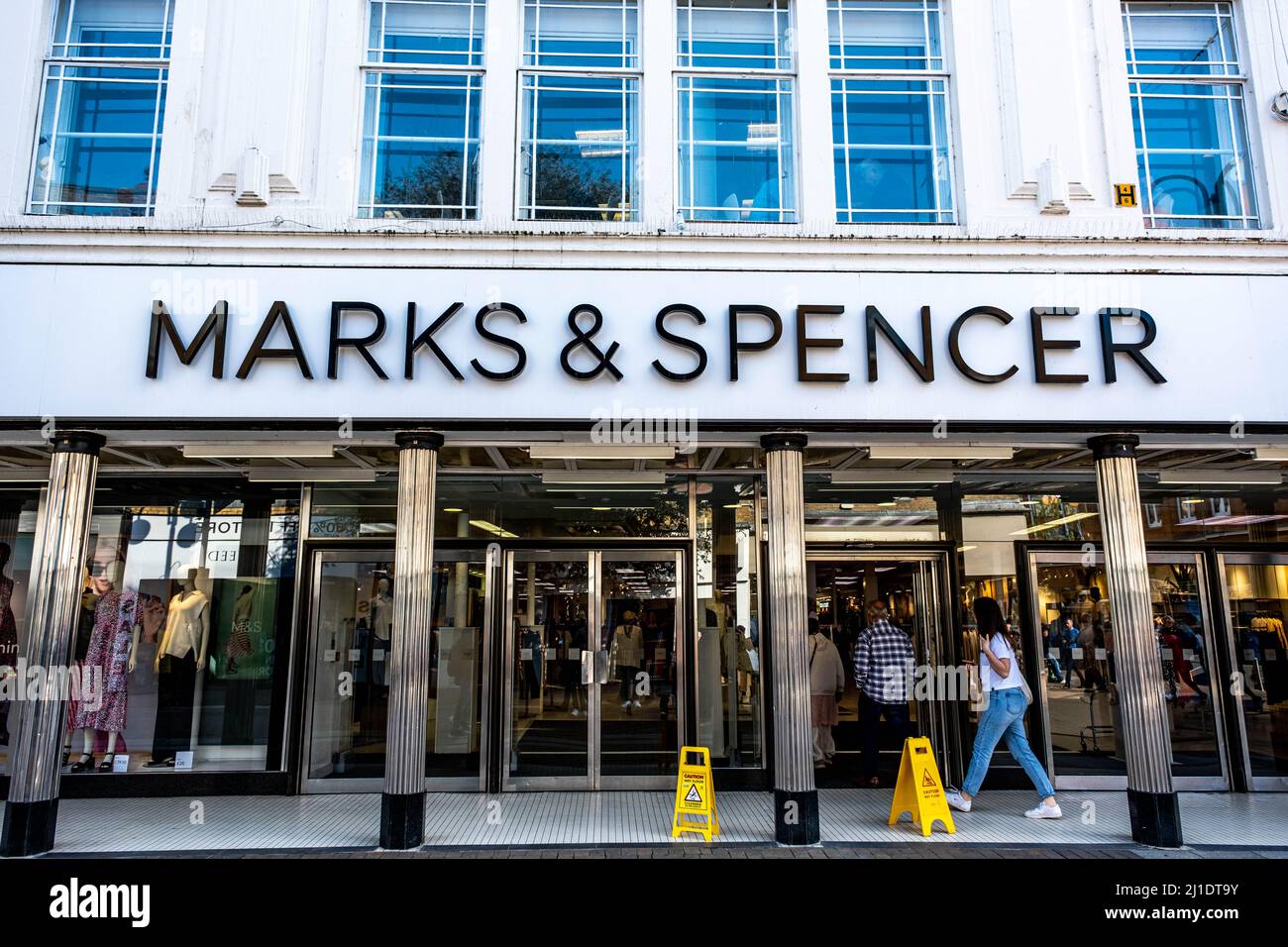 KingstonUponThames, Kingston London UK, March 23 2022, Marks And