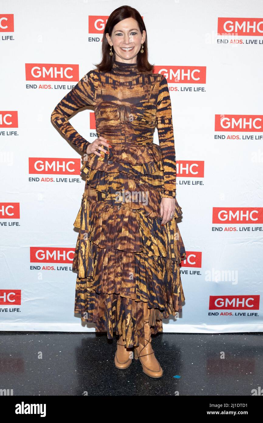 New York, USA. 24th Mar, 2022. Carrie Preston attends the 2022 GMHC ...