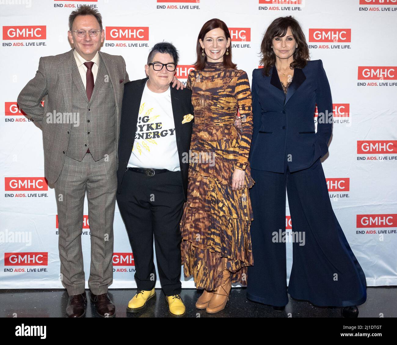 New York, USA. 24th Mar, 2022. (LR) Michael Emerson, Lea DeLaria