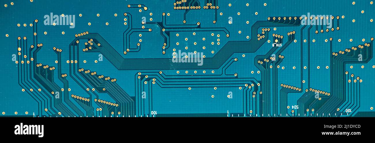 Microprocessor and microchips, background and texture of electrical ...