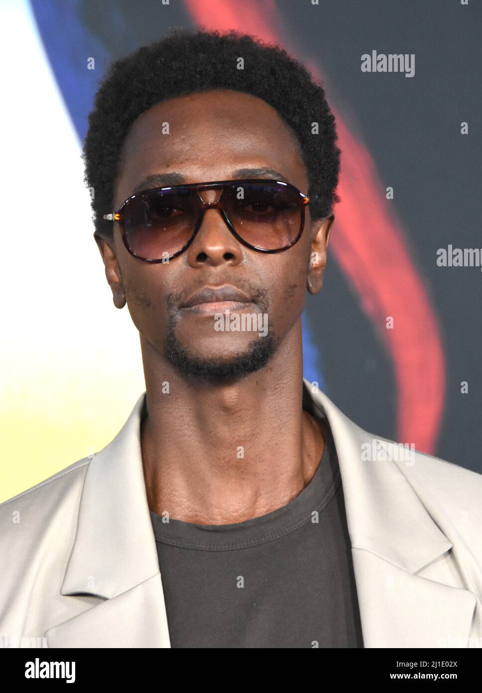 Los Angeles, California, USA. 24th Mar, 2022. Actor Edi Gathegi attends