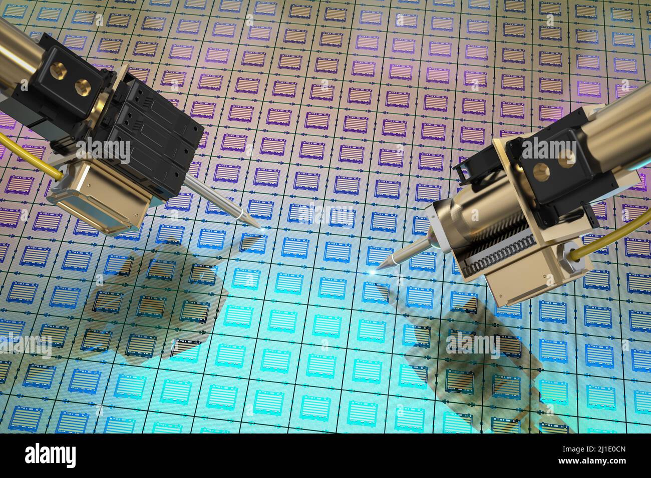 Semiconductor manufacturing with 3d rendering robotic arms with silicon ...