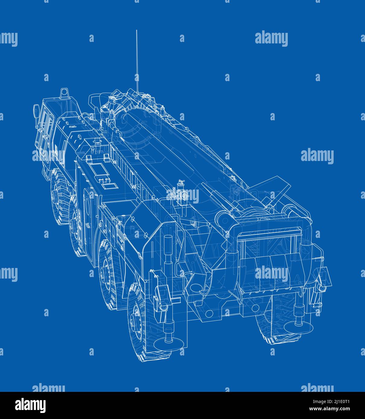 Army Rocket artillery system. Military concept Stock Vector Image & Art ...