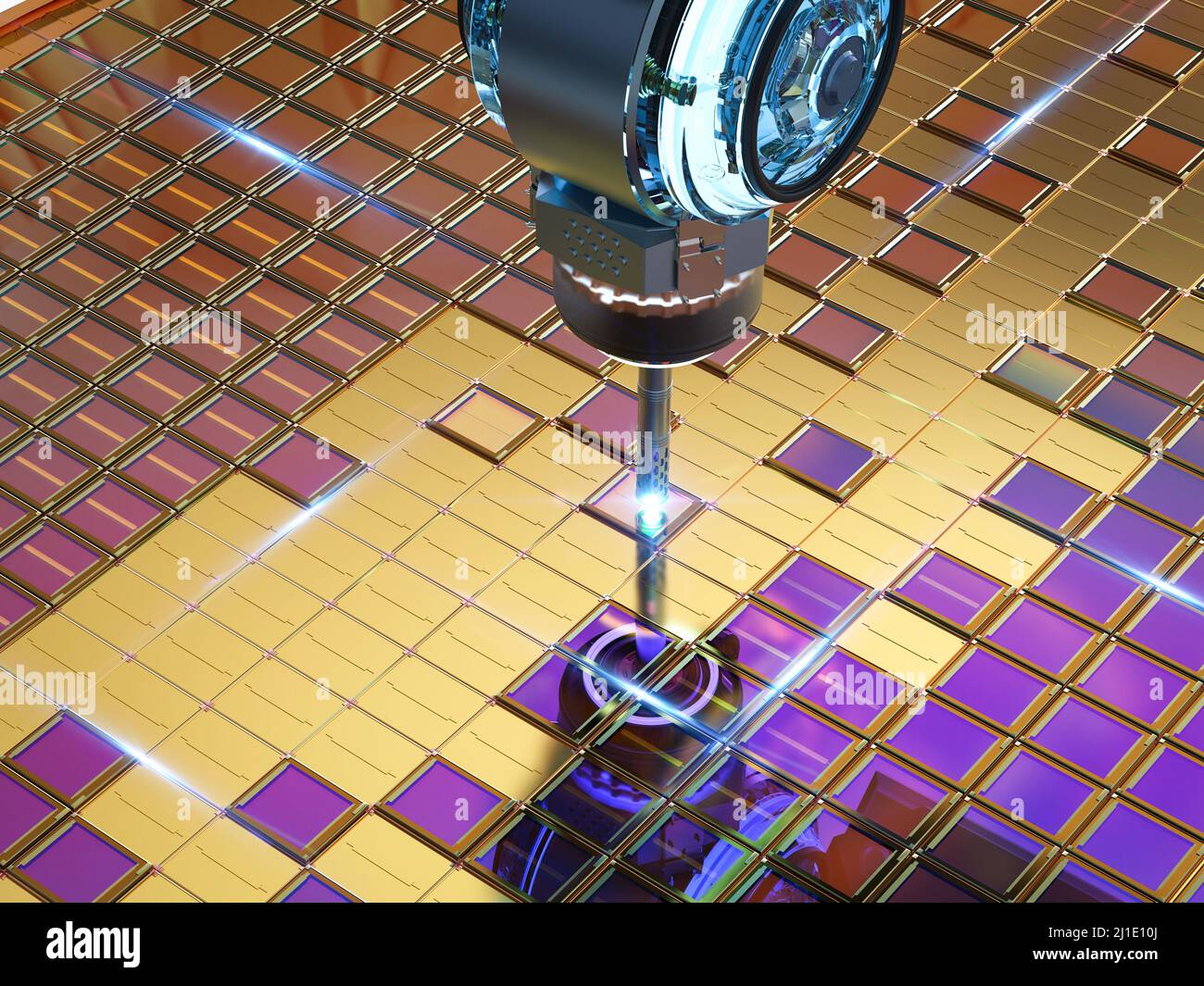 Semiconductor manufacturing with 3d rendering robotic arms with silicon ...