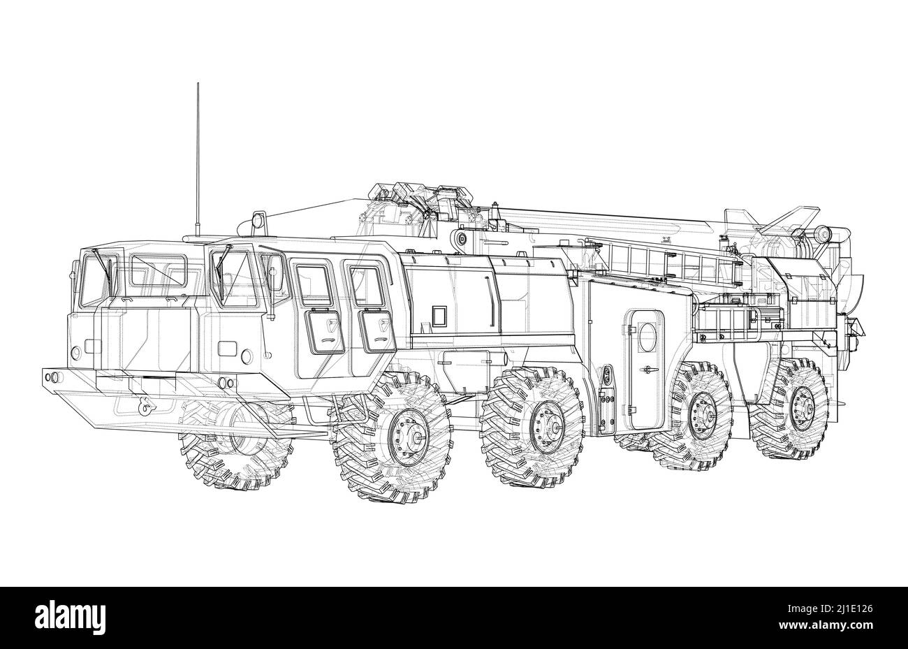 Army Rocket artillery system. Military concept Stock Vector Image & Art ...