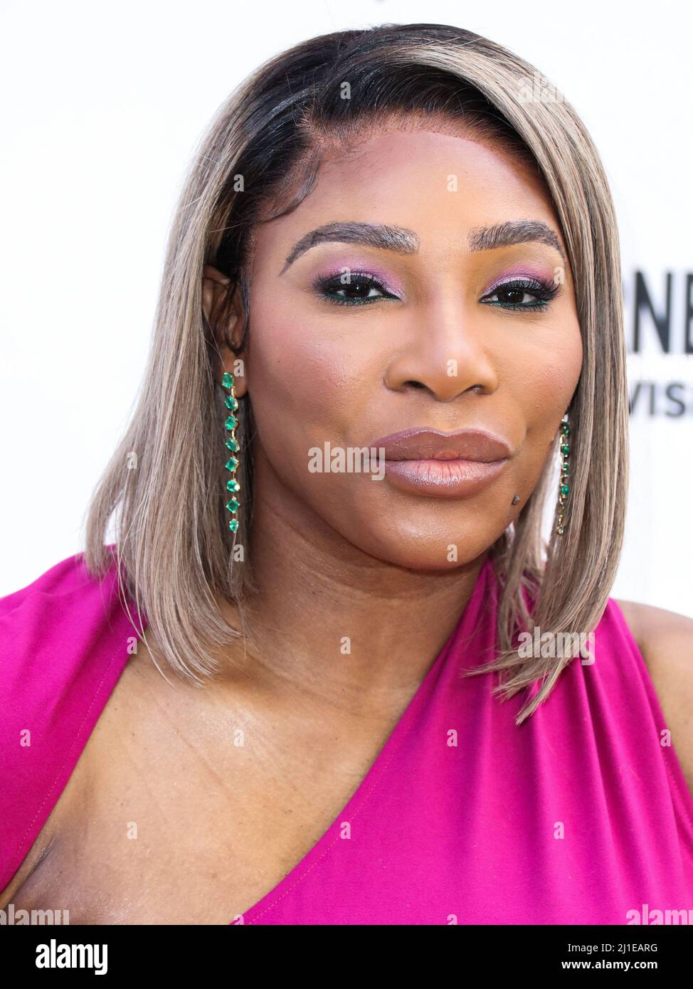 Beverly Hills, United States. 25th Mar, 2022. BEVERLY HILLS, LOS ANGELES, CALIFORNIA, USA - MARCH 24: American tennis player Serena Williams wearing a dress from her S by Serena collection arrives at the 2022 15th Annual ESSENCE Black Women In Hollywood Awards Luncheon Anniversary Highlighting 'The Black Cinematic Universe' held at the Beverly Wilshire Four Seasons Hotel on March 24, 2022 in Beverly Hills, Los Angeles, California, United States. (Photo by Xavier Collin/Image Press Agency/Sipa USA) Credit: Sipa USA/Alamy Live News Stock Photo