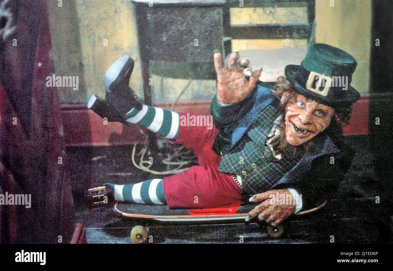 LEPRECHAUN 1993 Trimark Pictures film with Warwick Davis as Lubdan