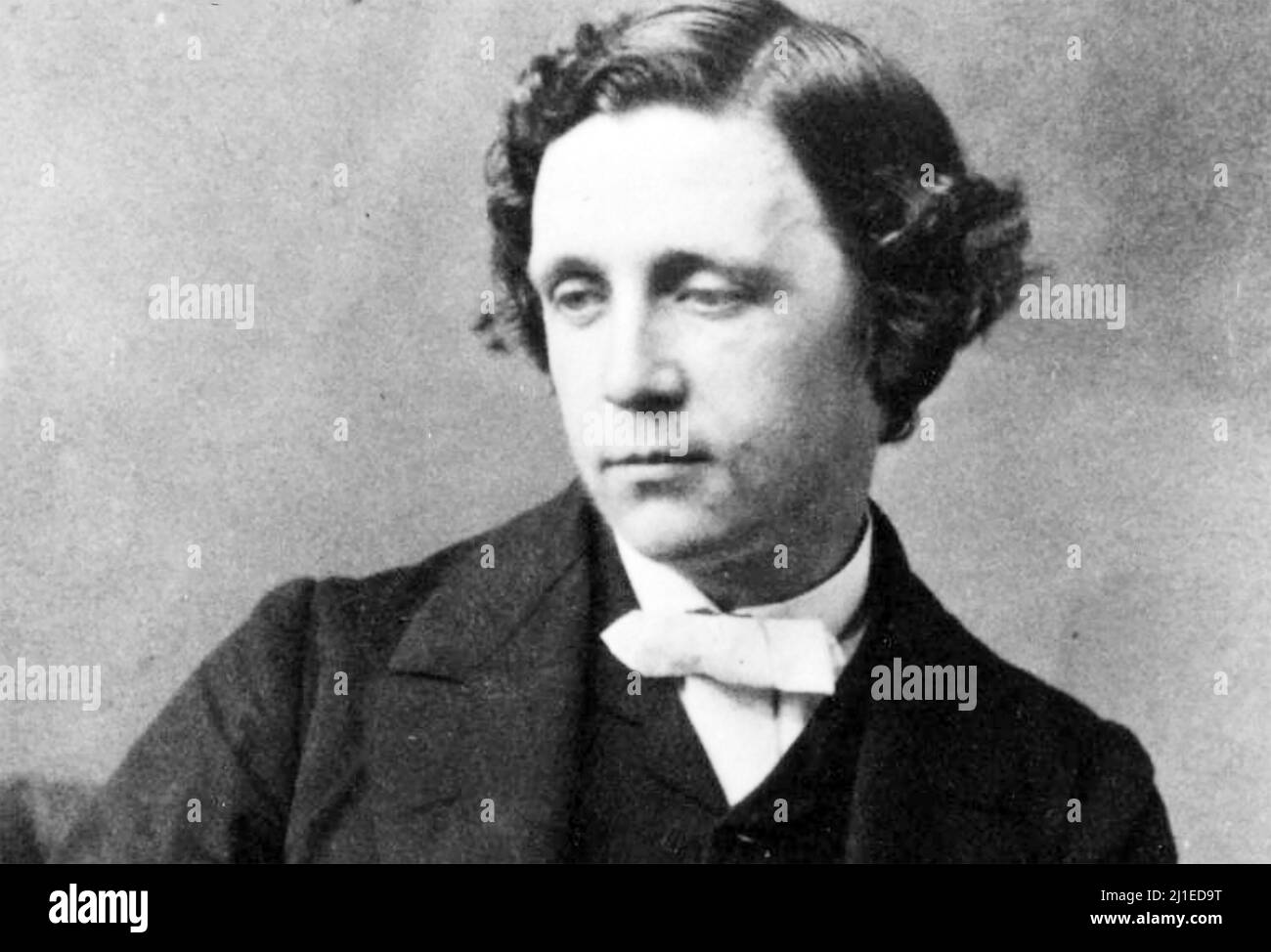 LEWIS CARROLL (1832-1898) Charles Dodgson. English author. poet,photographer and inventor, about 1857 Stock Photo