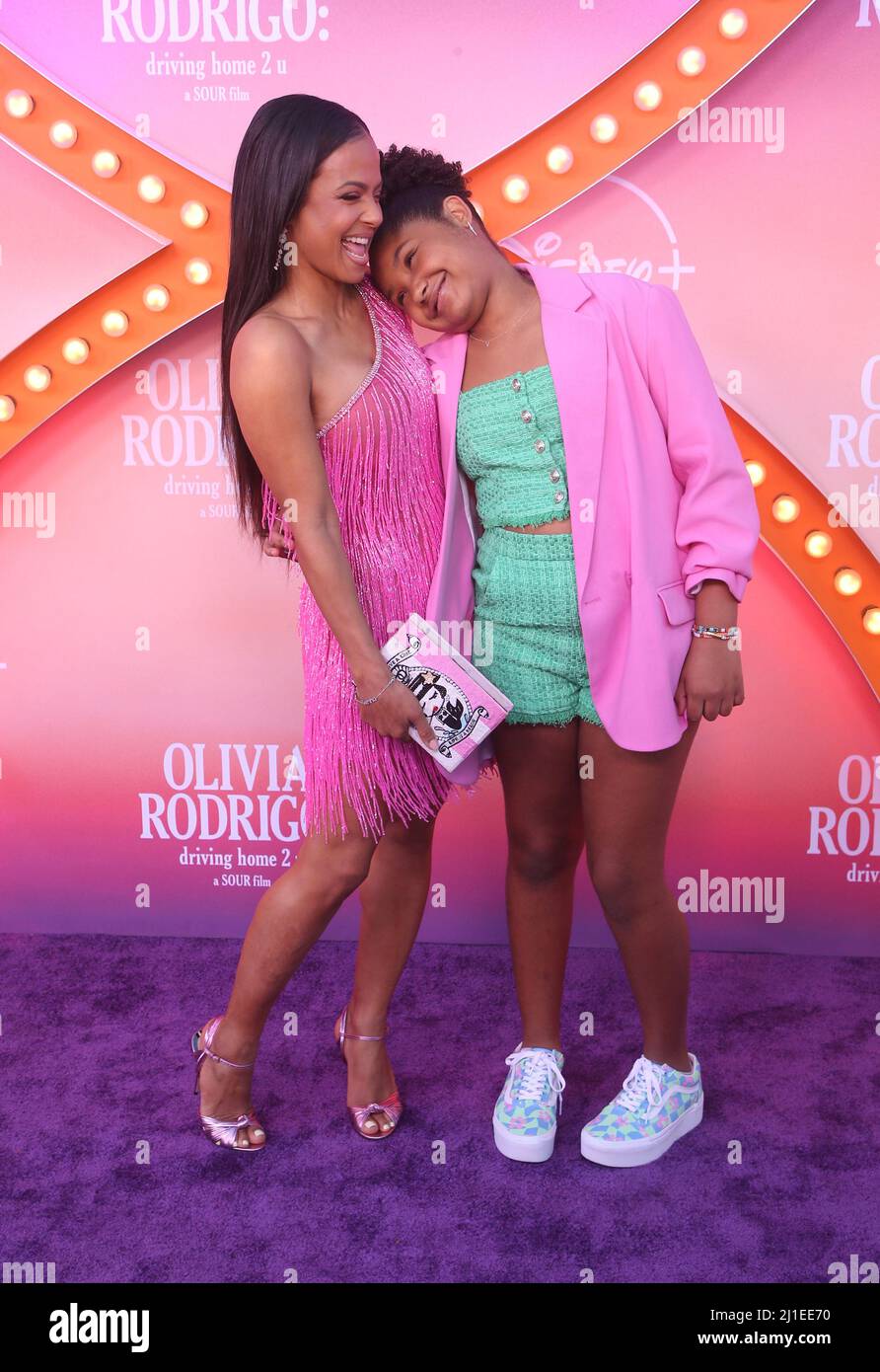 Los Angeles, Ca. 24th Mar, 2022. Christina Milian, Violet Madison Nash