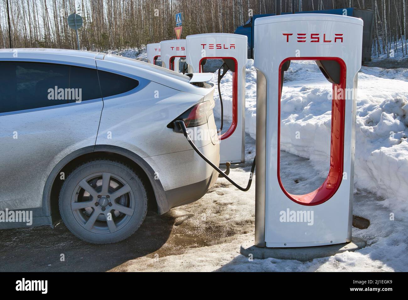 Tesla Model X Charging Finland Stock Photo Alamy Tesla Model X Charging Finland Stock Photo Alamy