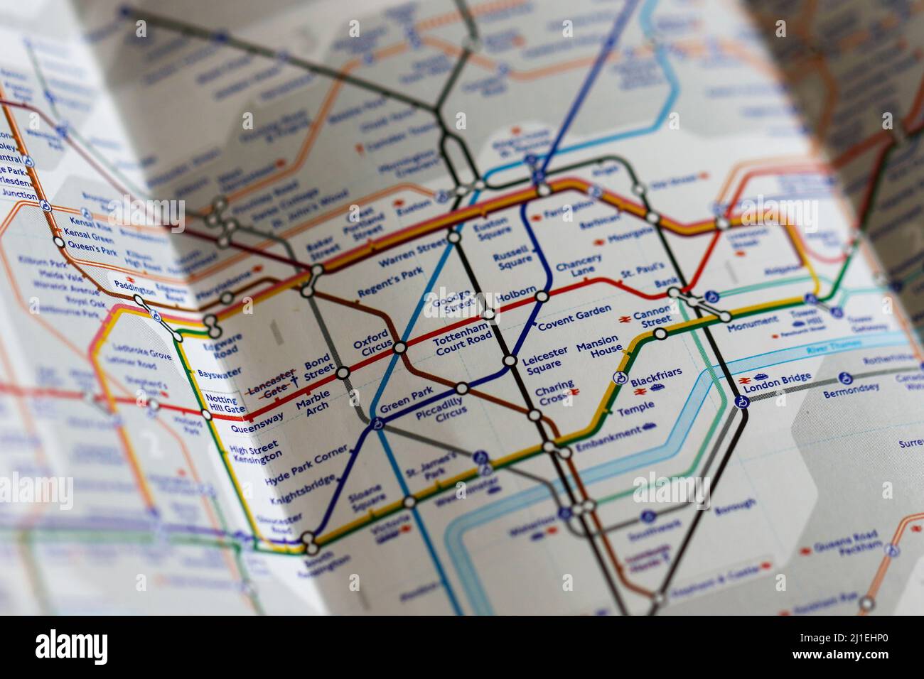 underground tube train map. Focus on Red Line Oxford Circus station stop. Signage for transport in England's capital city. Britain, UK Stock Photo - Alamy