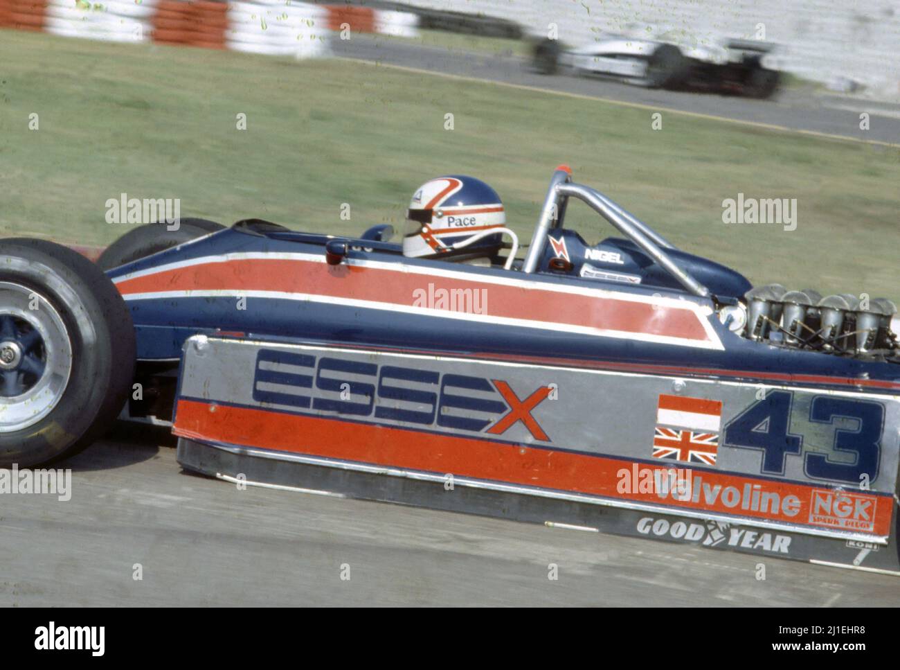 Nigel Mansell (GBR) Lotus 81B Ford Cosworth Essex Team Lotus Stock