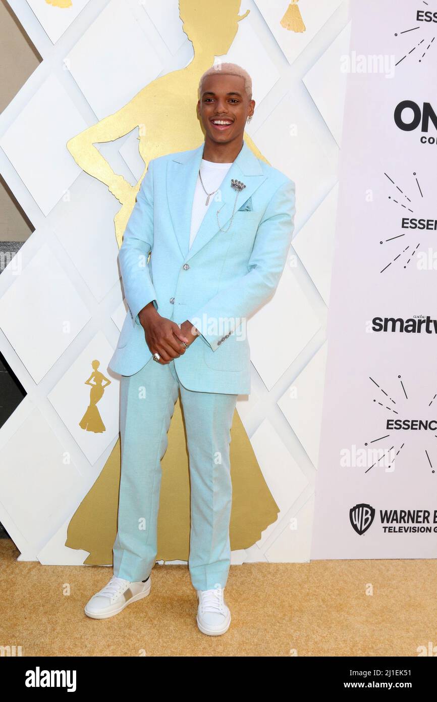 March 24, 2022, Beverly Hills, CA, USA: LOS ANGELES - MAR 24:  Jabri Banks at the ï¿¼ESSENCE 15th Anniversary Black Women In Hollywood Awards at Beverly Wilshire Hotel on March 24, 2022  in Beverly Hills, CA (Credit Image: © Kay Blake/ZUMA Press Wire) Stock Photo