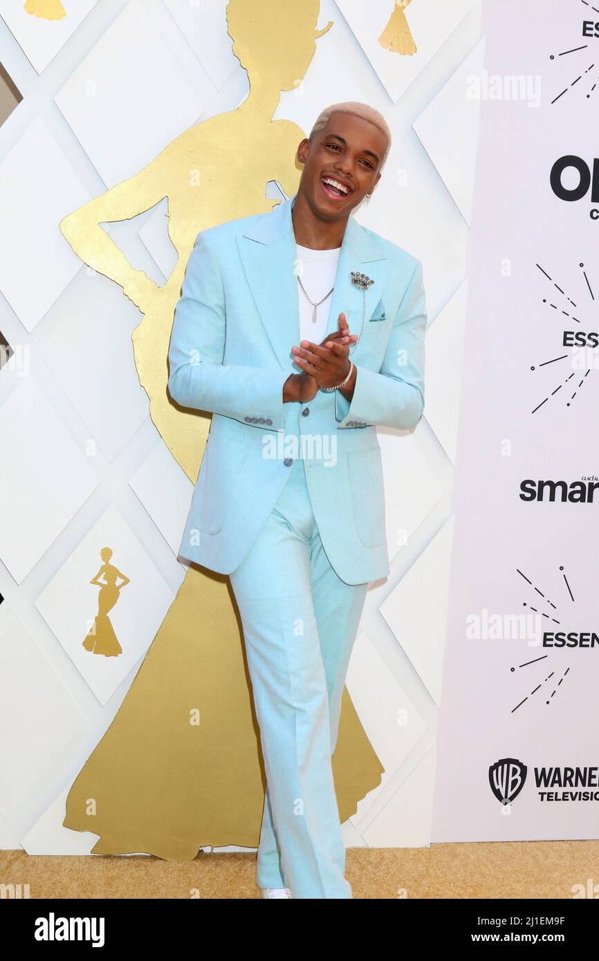 March 24, 2022, Beverly Hills, CA, USA: LOS ANGELES - MAR 24:  Jabri Banks at the ï¿¼ESSENCE 15th Anniversary Black Women In Hollywood Awards at Beverly Wilshire Hotel on March 24, 2022  in Beverly Hills, CA (Credit Image: © Kay Blake/ZUMA Press Wire) Stock Photo