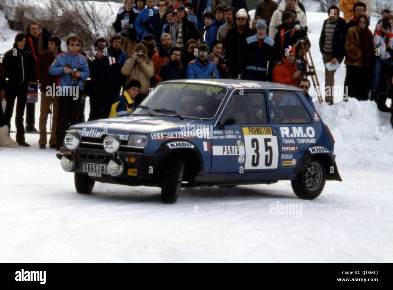 Voiture Slot Racing Fly - Renault 5 Turbo Monte-Carlo 84 #12 Saby/Andrie - 1/32
