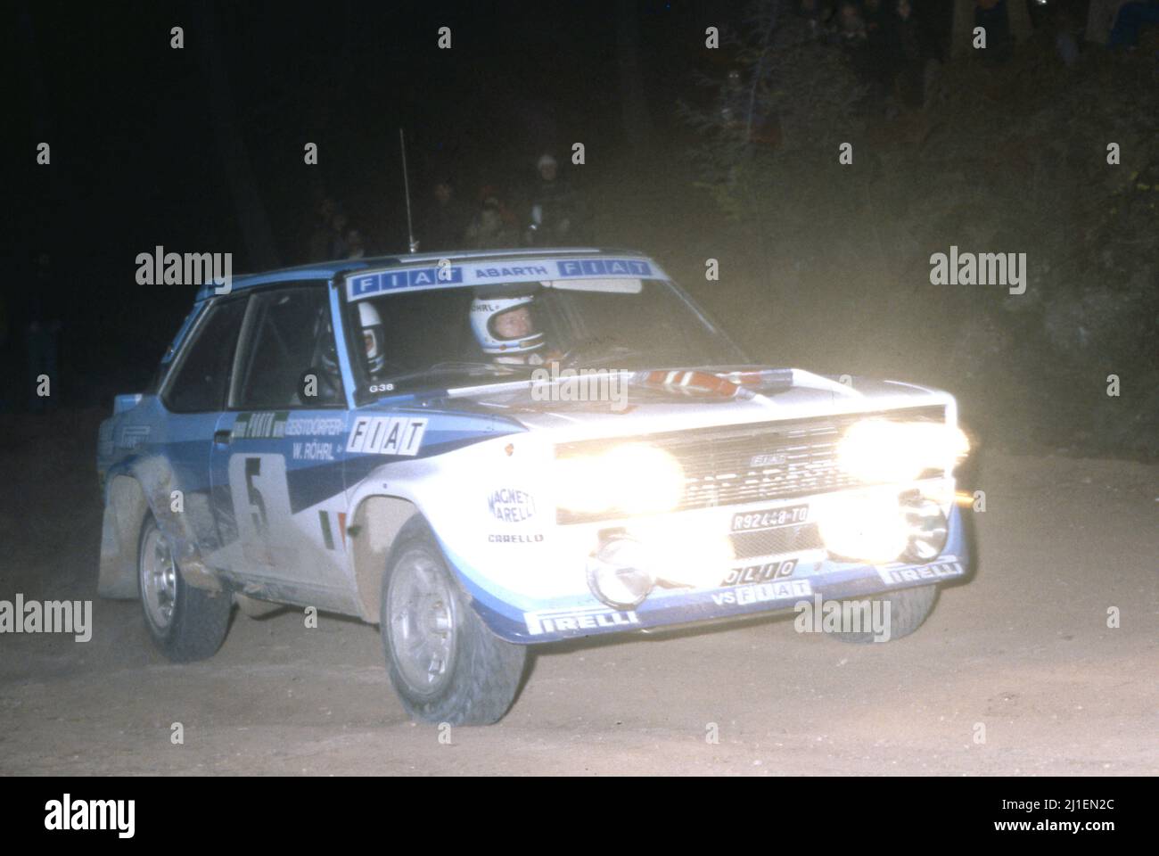 Walter Rohrl (GER) Christian Geistdorfer (GER) Fiat 131 Abarth Gr4 Fiat ...