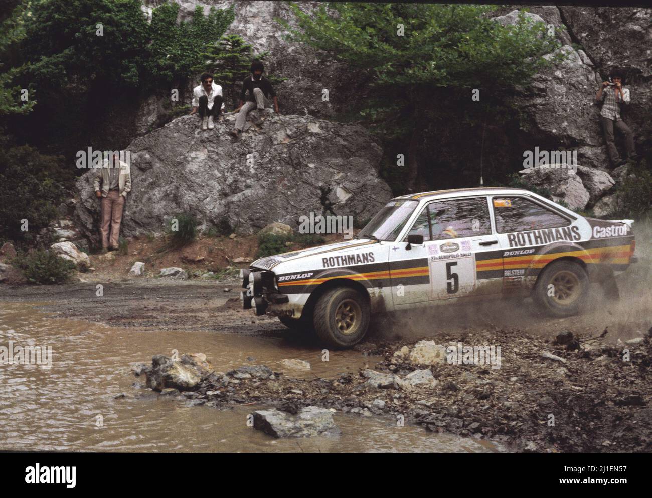 Hannu Mikkola (FIN) Arne Hertz (SWE) Ford Escort Rs Gr4 Rothmans Rally Team David Sutton Cars
