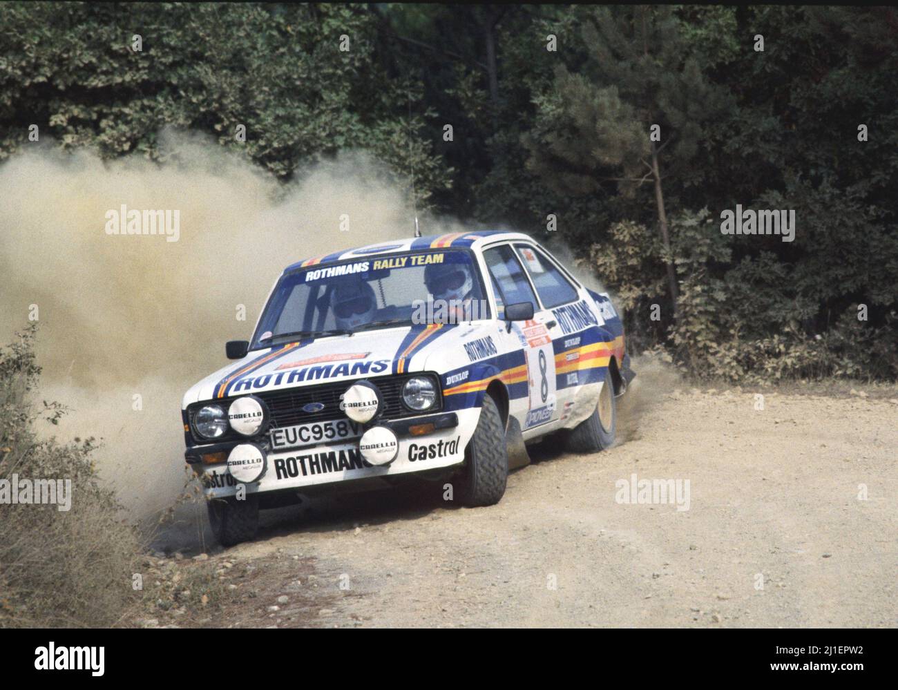 Hannu Mikkola (FIN) Arne Hertz (SWE) Ford Escort Rs Gr4 Rothmans Rally ...