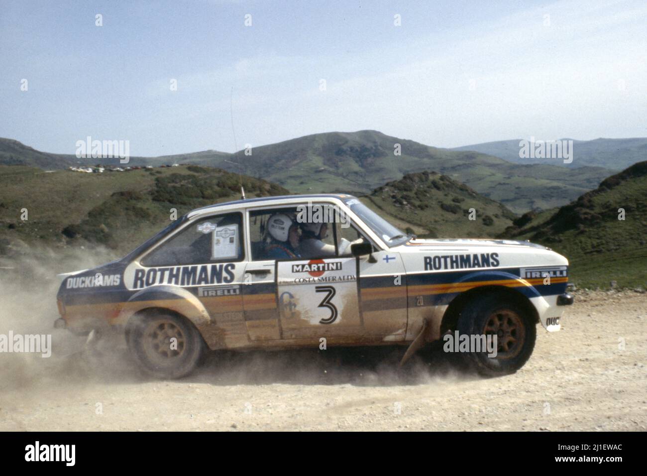 Autocollants Décalques RC Ford Escort MK2 1976 Pentti Airikkala - Échelle 1:10, Tout En Couleur
