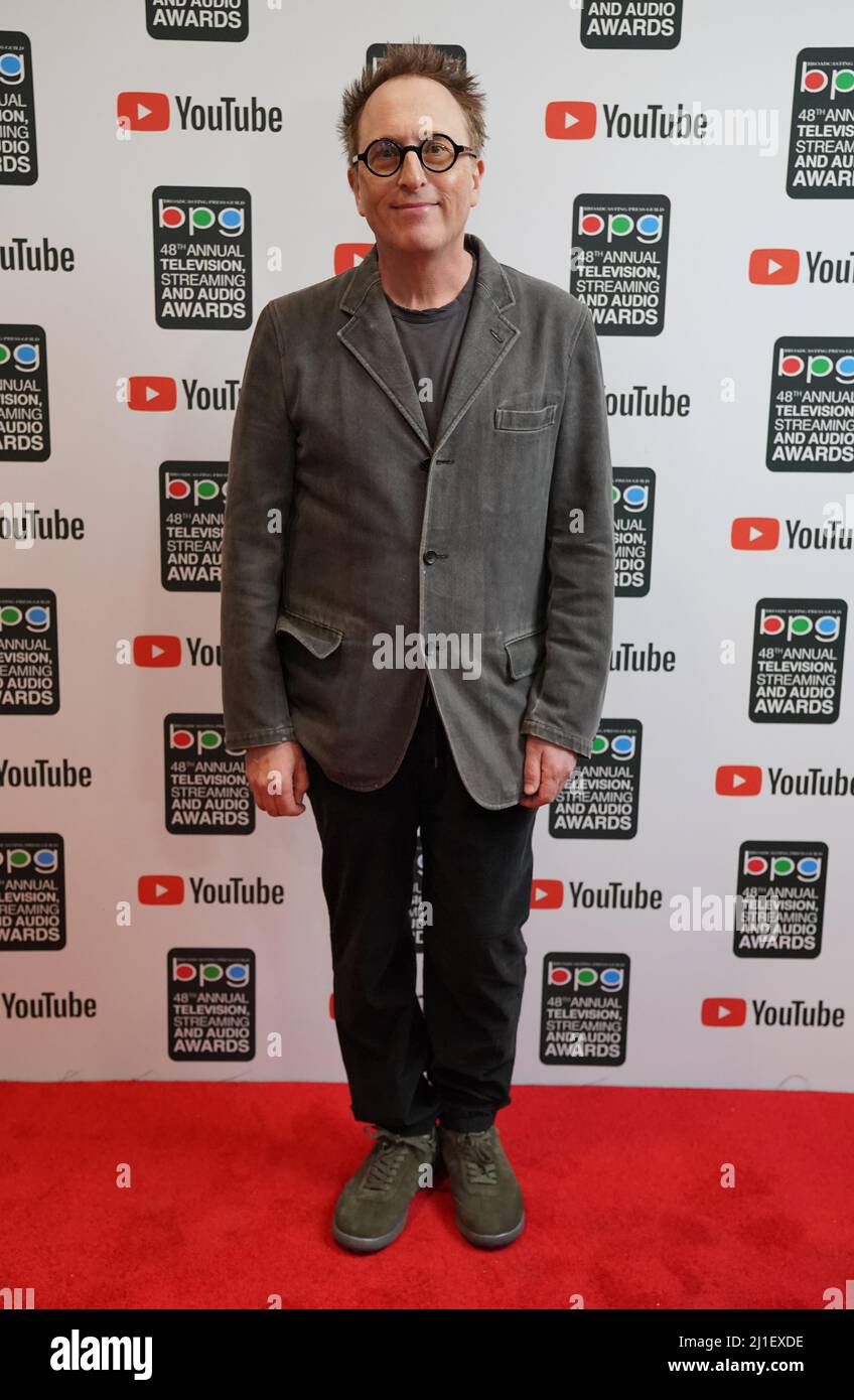 Jon Ronson arrives for the Broadcasting Press Guild Awards at the