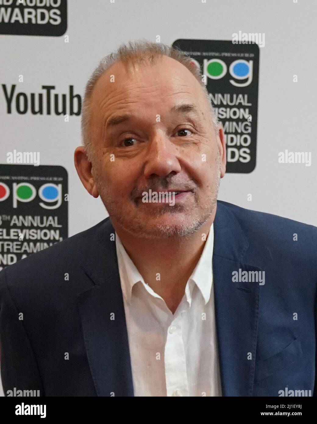 Bob Mortimer arrives for the Broadcasting Press Guild Awards at the Brewery, in London. Picture