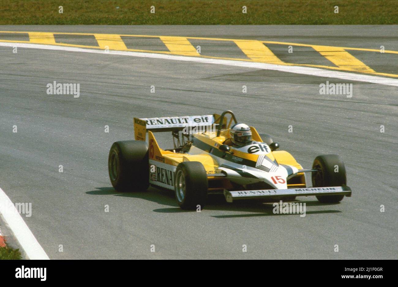 Alain Prost (FRA) Renault RE 30 Turbo Stock Photo - Alamy