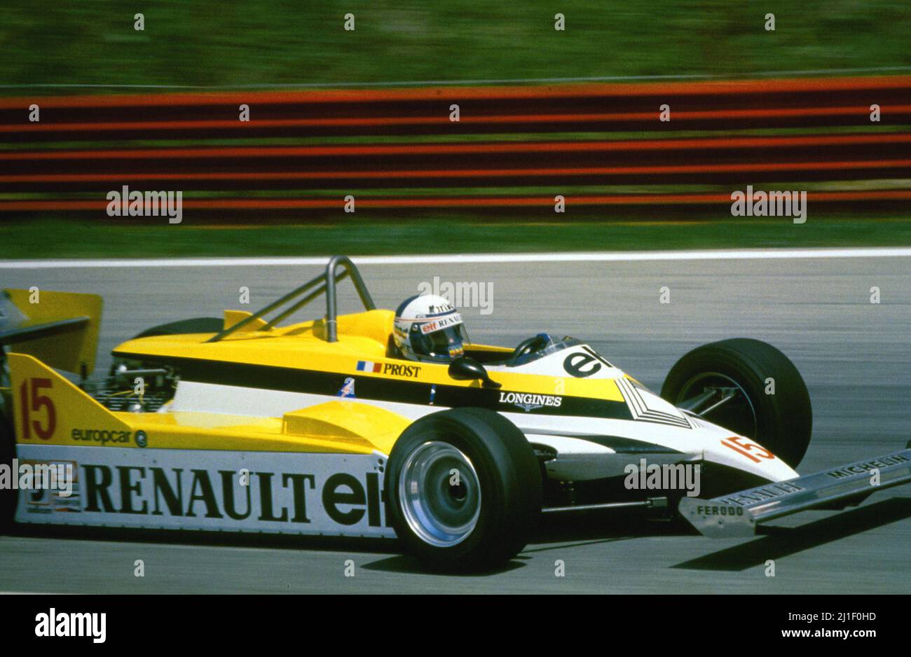 Alain Prost (FRA) Renault RE 30 Turbo Stock Photo - Alamy