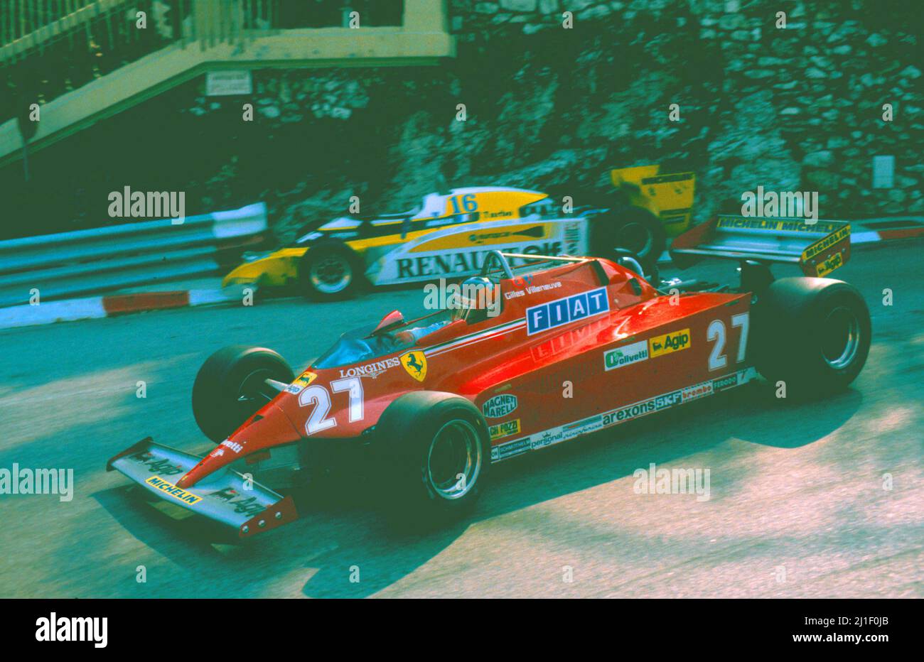 Glles Vlleneuve (Ferrar) vanqueur du Grand Prx de Monaco 1981 Glles Vlleneuve (Ferrar) vanqueur du Grand Prx de Monaco 1981