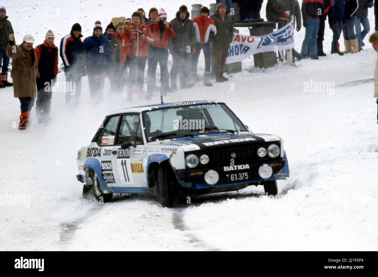 Wilfried Wiedner (AUT) Franz Zehetner (AUT) Fiat 131 Racing Gr2 Stock ...