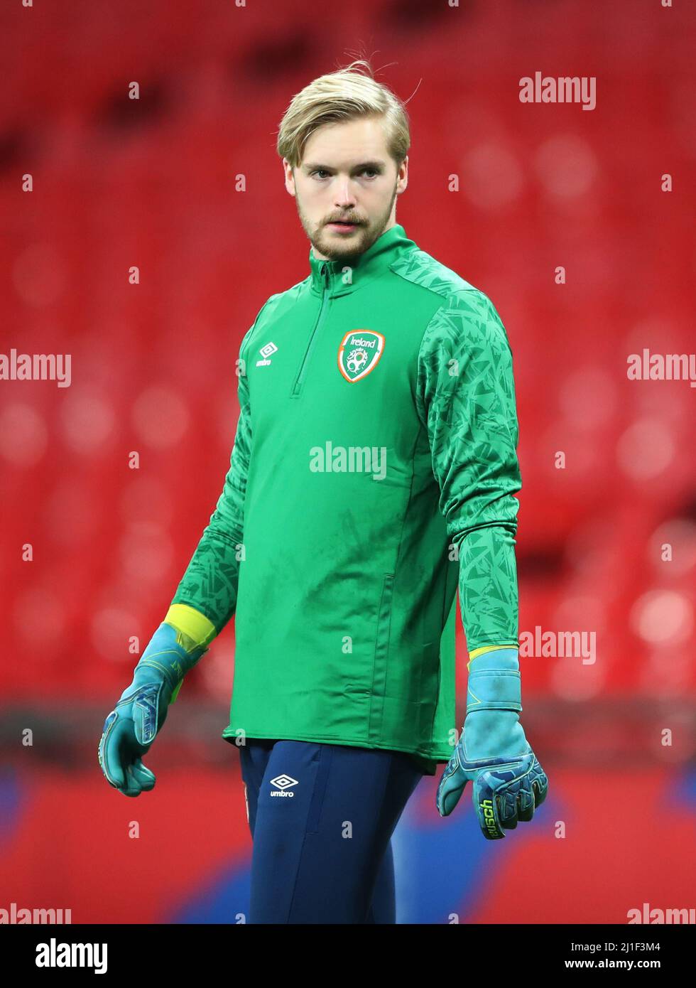 File photo dated 12-11-2020 of Republic of Ireland goalkeeper Caoimhin  Kelleher, who has been handed a chance to make the Republic of Ireland  goalkeeper's jersey his own in Saturday's friendly clash with