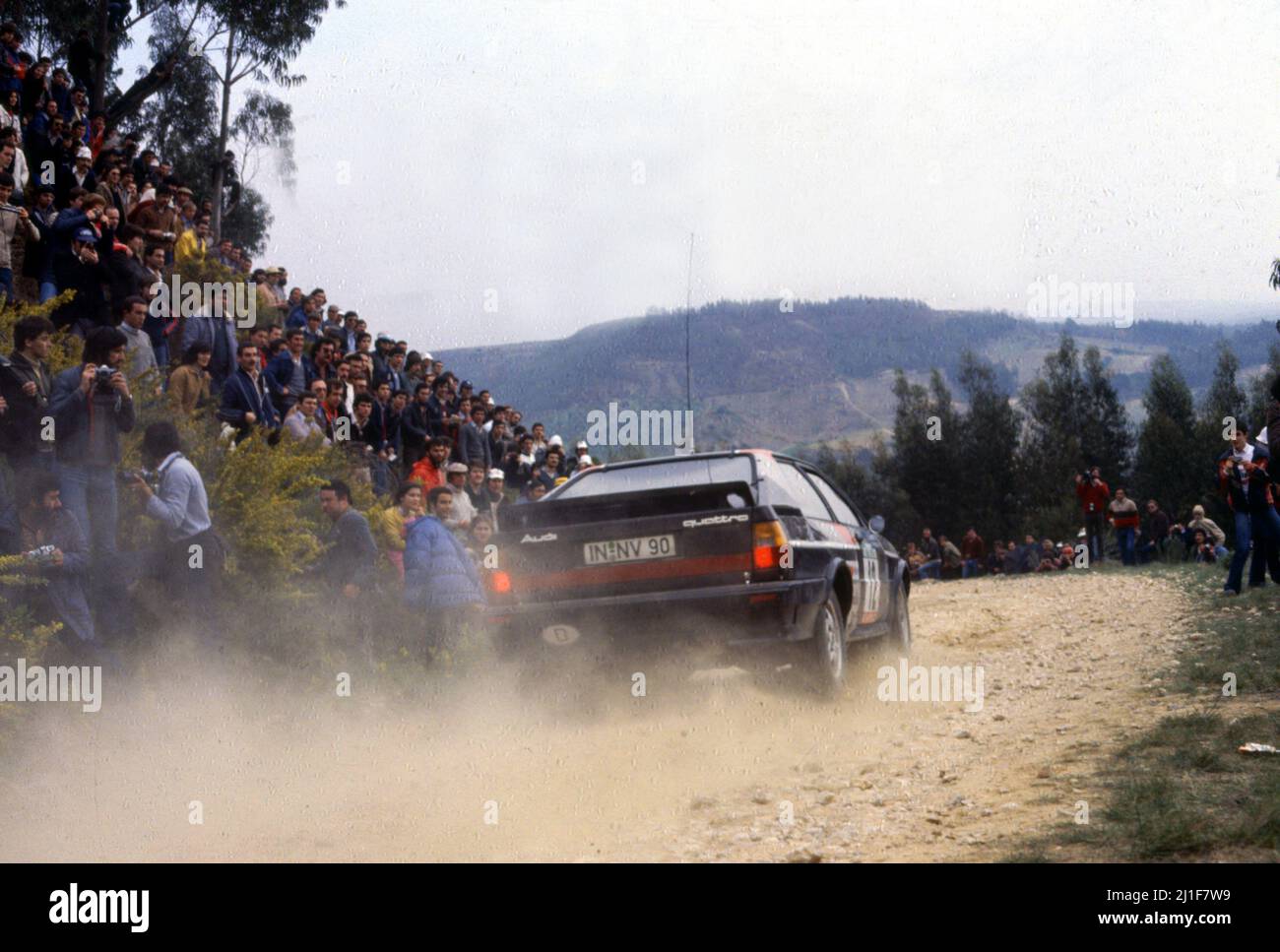 Michele Mouton (FRA) Fabrizia Pons (ITA) Audi Quattro Gr4 Audi Sport Stock Photo