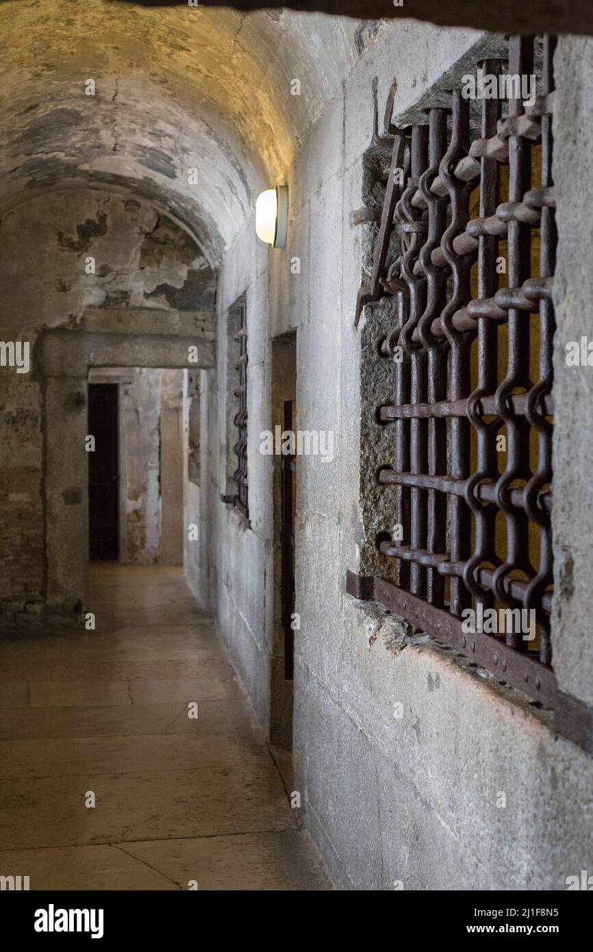 The prisons in palazzo ducale, Venice, Italy Stock Photo