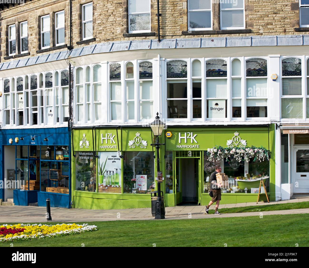 Montpellier Parade in Harrogate, North Yorkshire, England UK Stock
