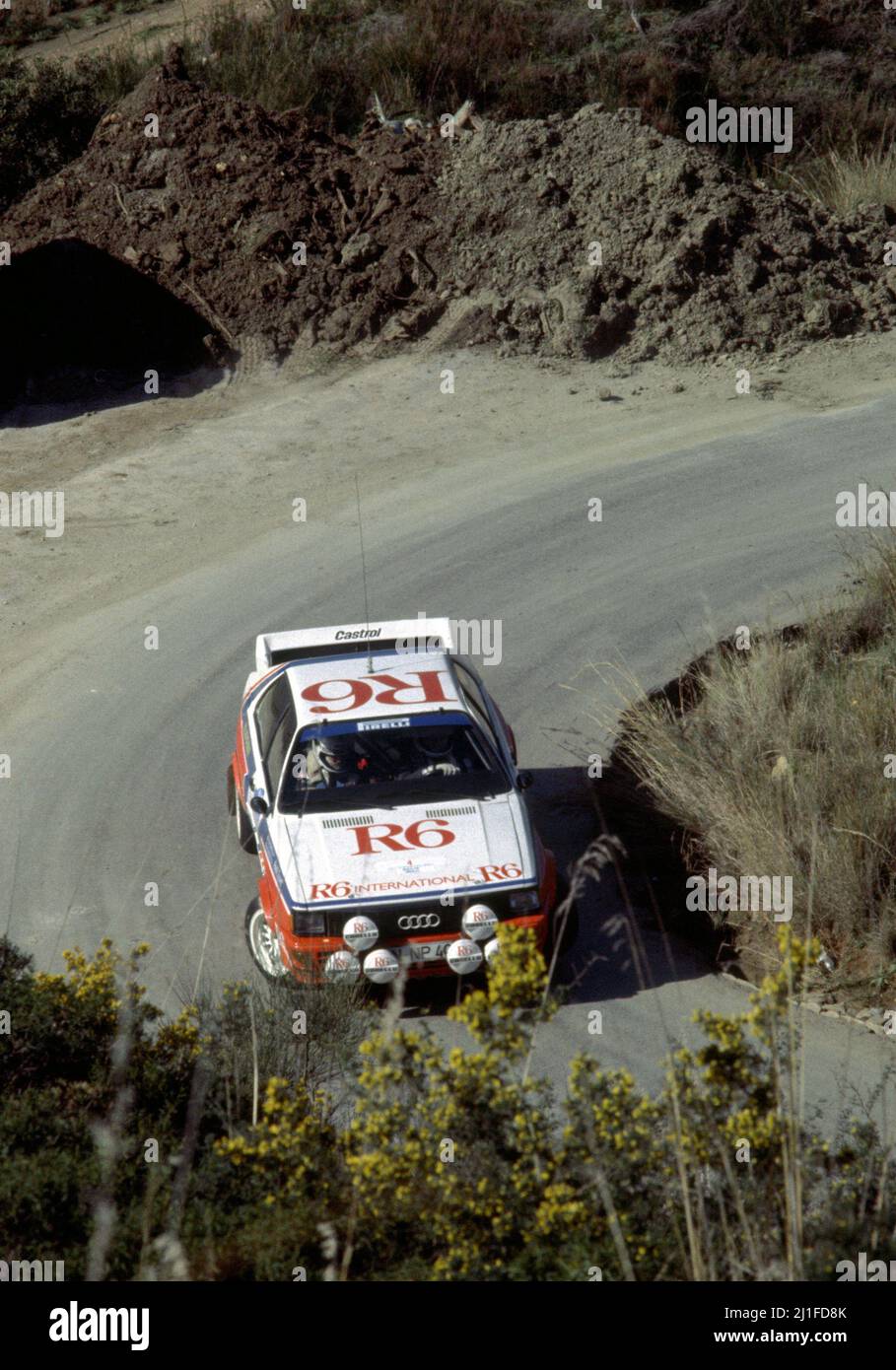 Michele Cinotto (ITA) Emilio Radaelli (ITA) Audi Quattro Gr4 Audi Sport Stock Photo