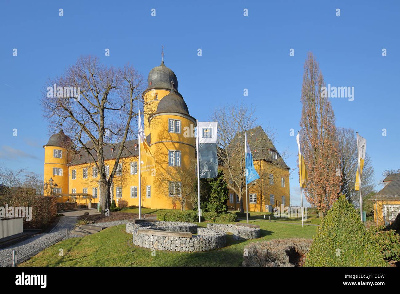 Baroque castle in Montabaur, Rhineland-Palatinate, Germany Stock Photo