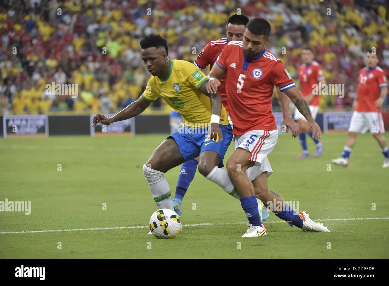 Rio de JaneiroBrazil March 24, 2022 World Cup qualifiers, match