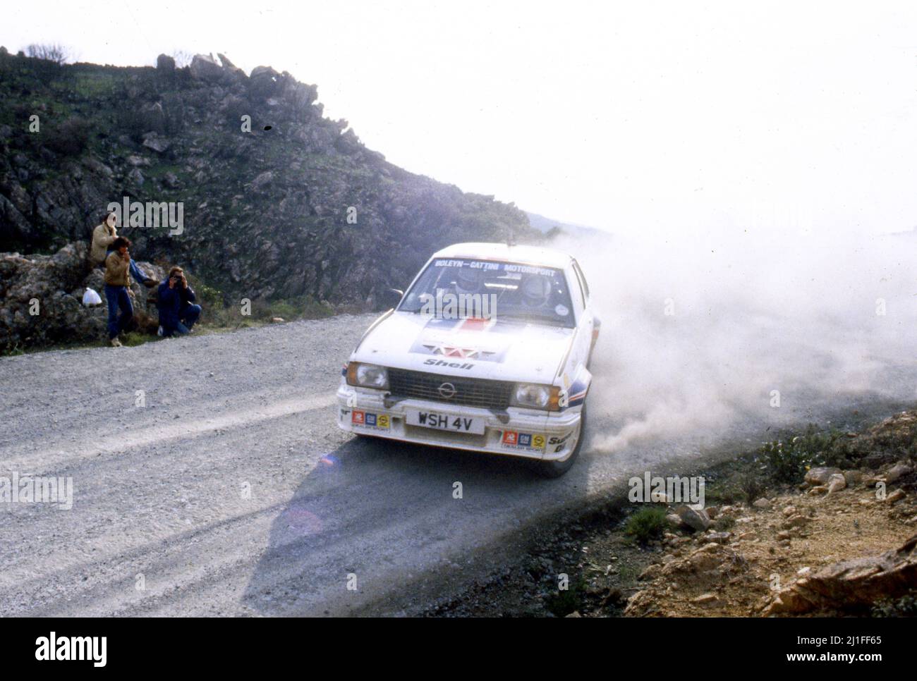 Jimmy McRae (GBR) Ian Grindrod (GBR) Opel Ascona 400 Gr4 Rothmans Opel Rally Team Stock Photo