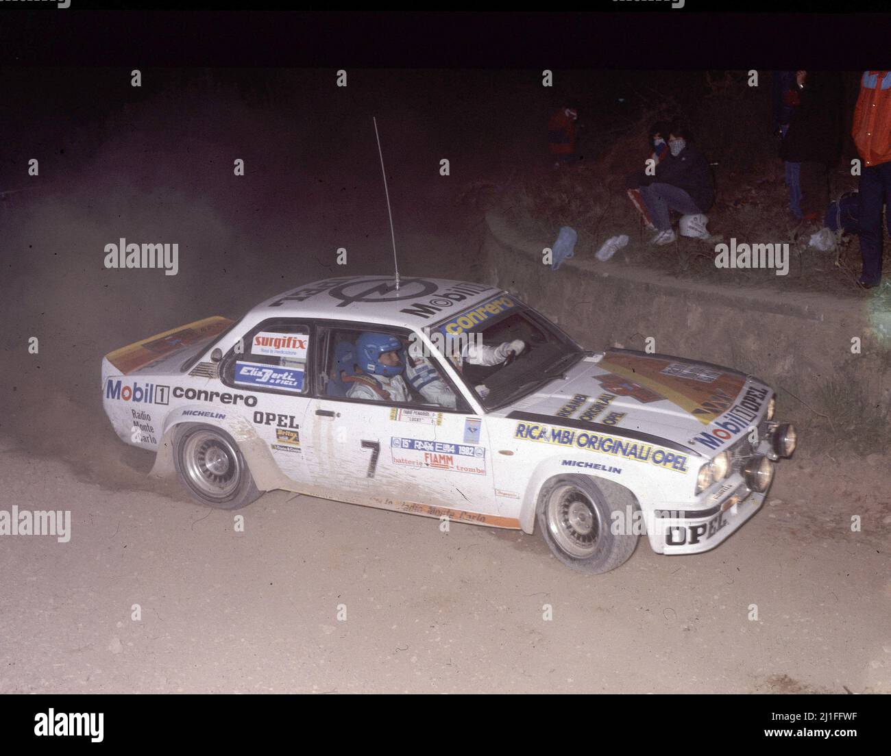 Luigi Lucky Battistolli (ITA) Fabio Penariol (ITA) Opel Ascona 400 Gr4 ...