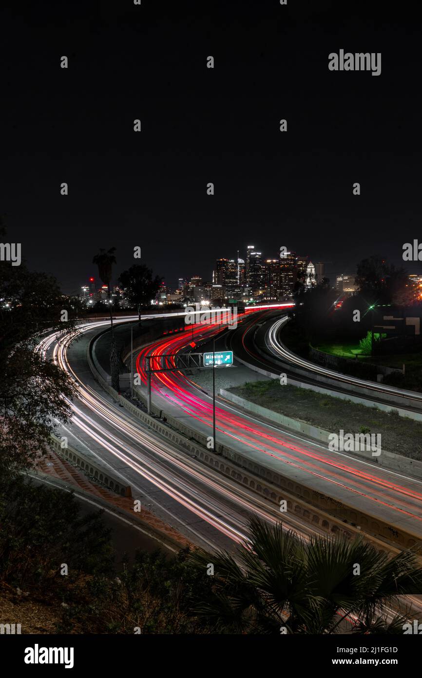 Long exposure shot highways hi-res stock photography and images - Alamy
