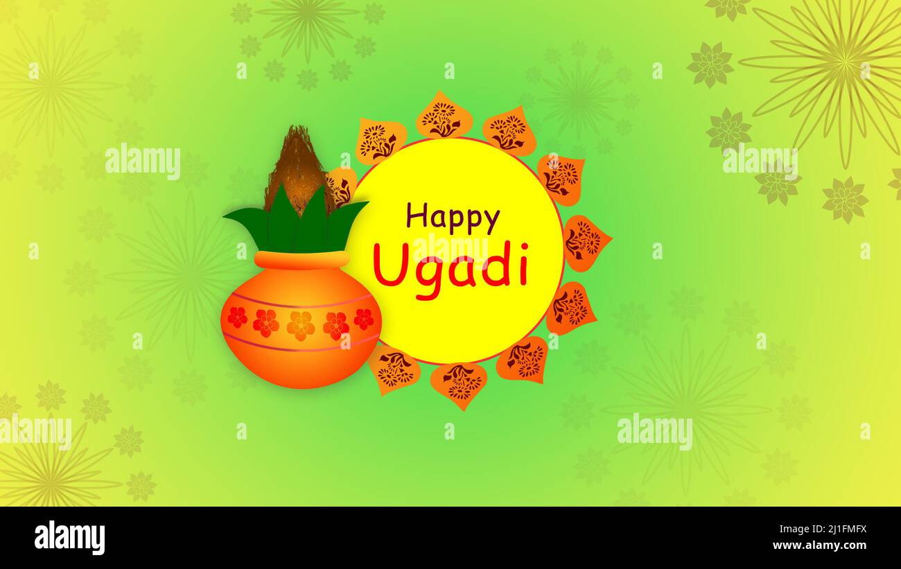 Ugadi wishes hi-res stock photography and images - Alamy