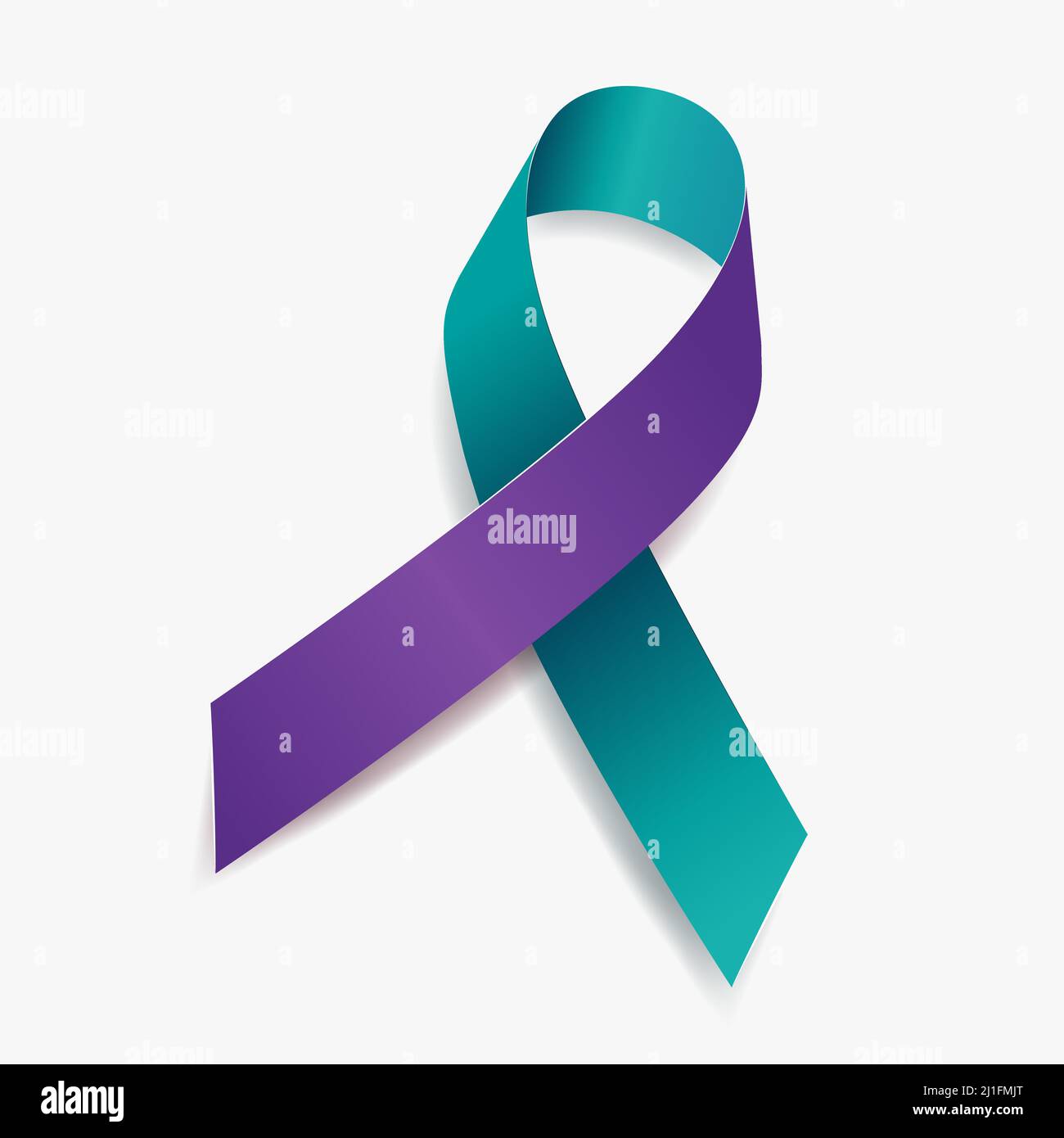 Teal and purple ribbon awareness Domestic Violence, Sexual Assault ...